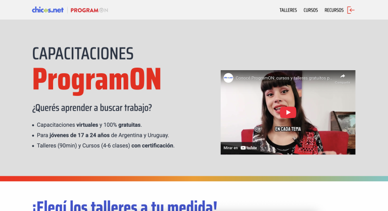 Capacitate gratis con ProgramON